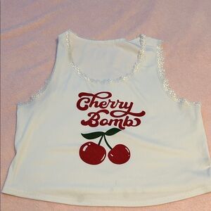 Cherry Bomb Tank Top, Size XL